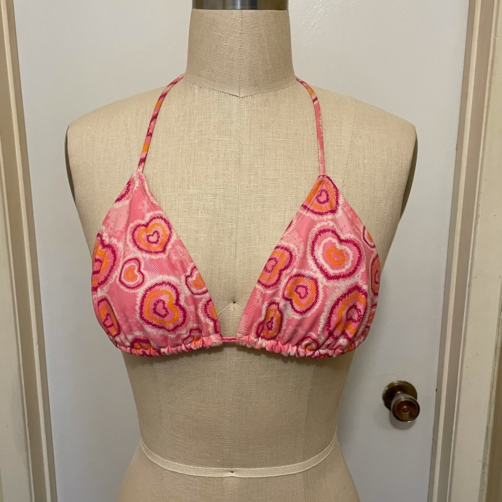 Heart Triangle Bikini Top